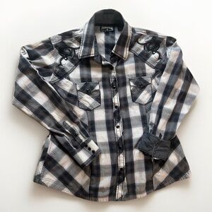 Panhandle women’s Western snap closure shirt sz XL